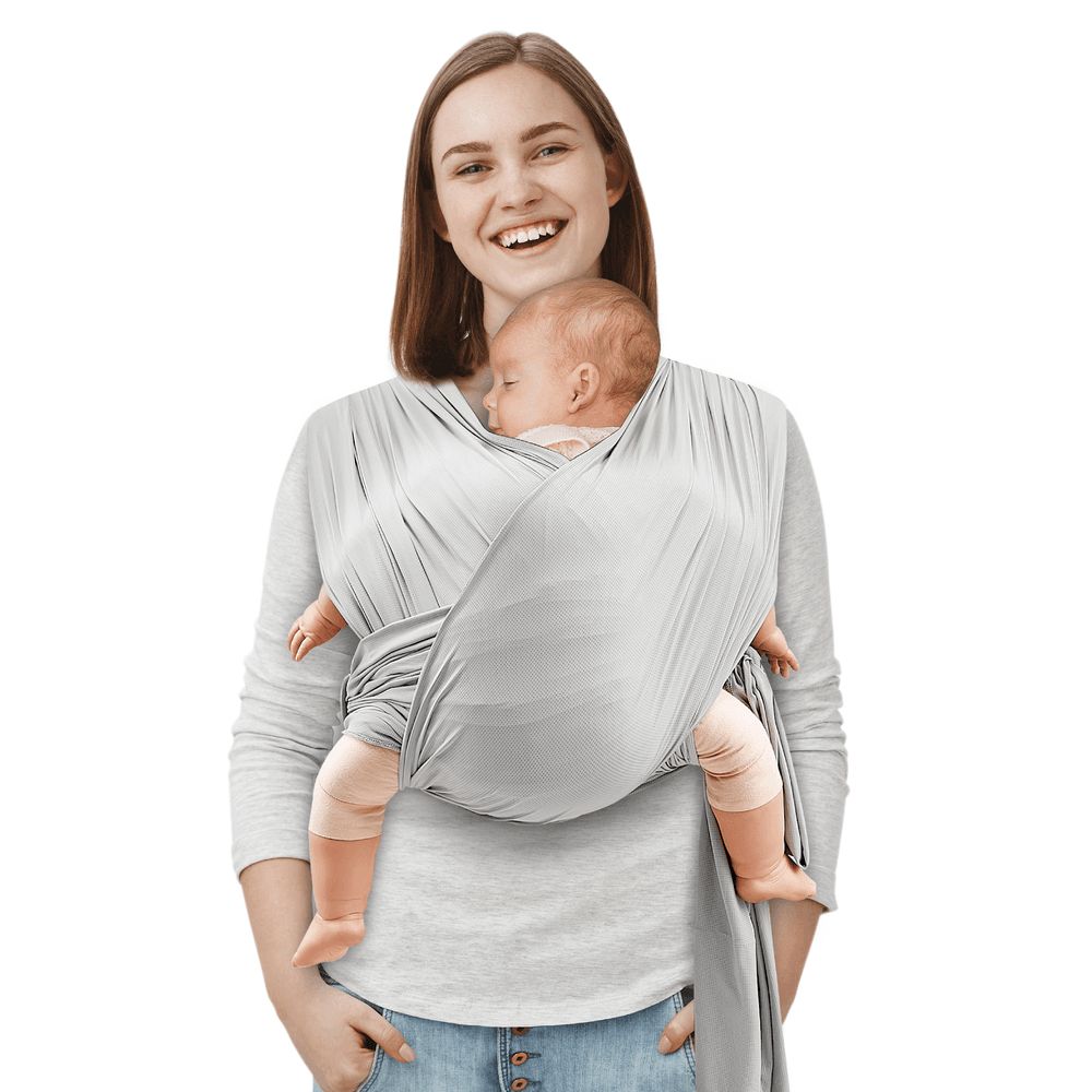 Moon - KaryGo Baby Sling Carrier - Light Grey