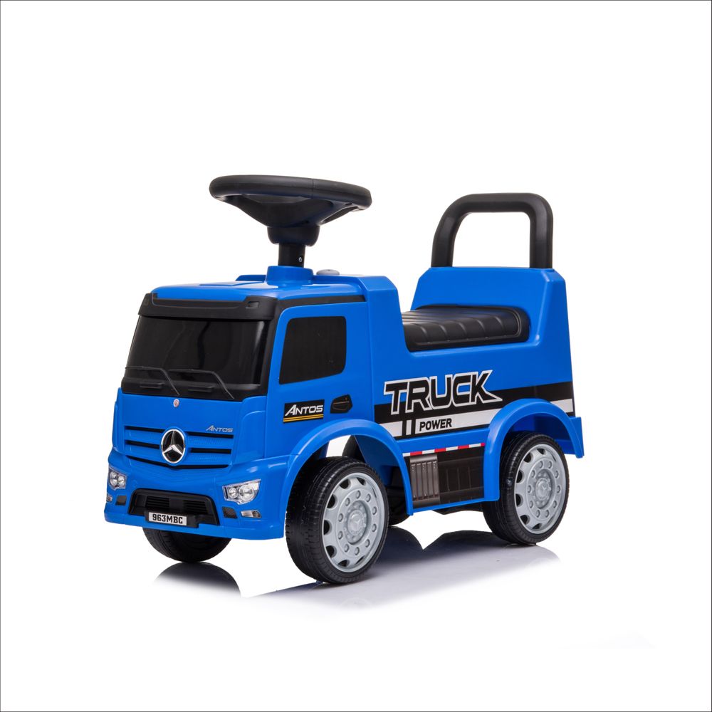 Moon - Mercedes Benz Police Licensed Foot to Floor Ride On - Blue