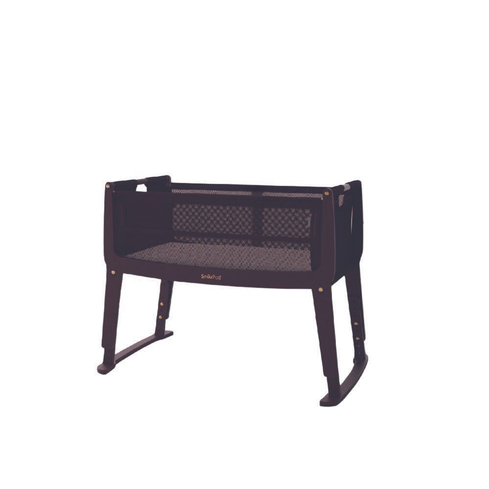 Snuz - Pod Studio Bedside Crib - Rome/Burgundy