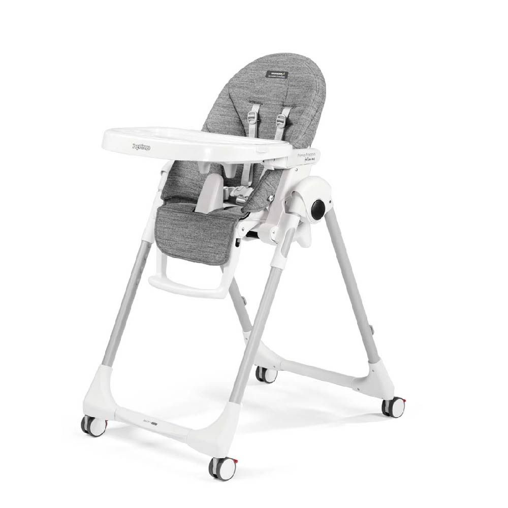 Peg Perego - Prima Pappa Follow Me Baby High Chair - Grey