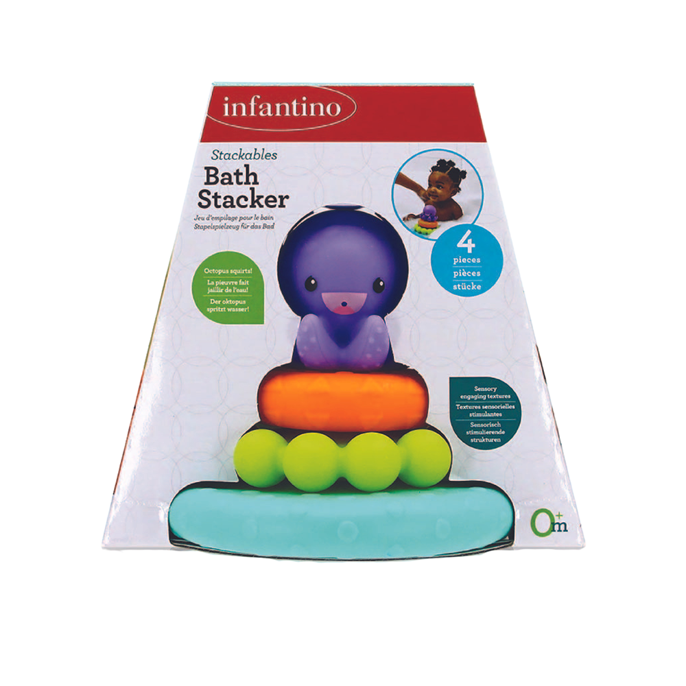 Infantino - Stackables Bath Stacker - 4pcs