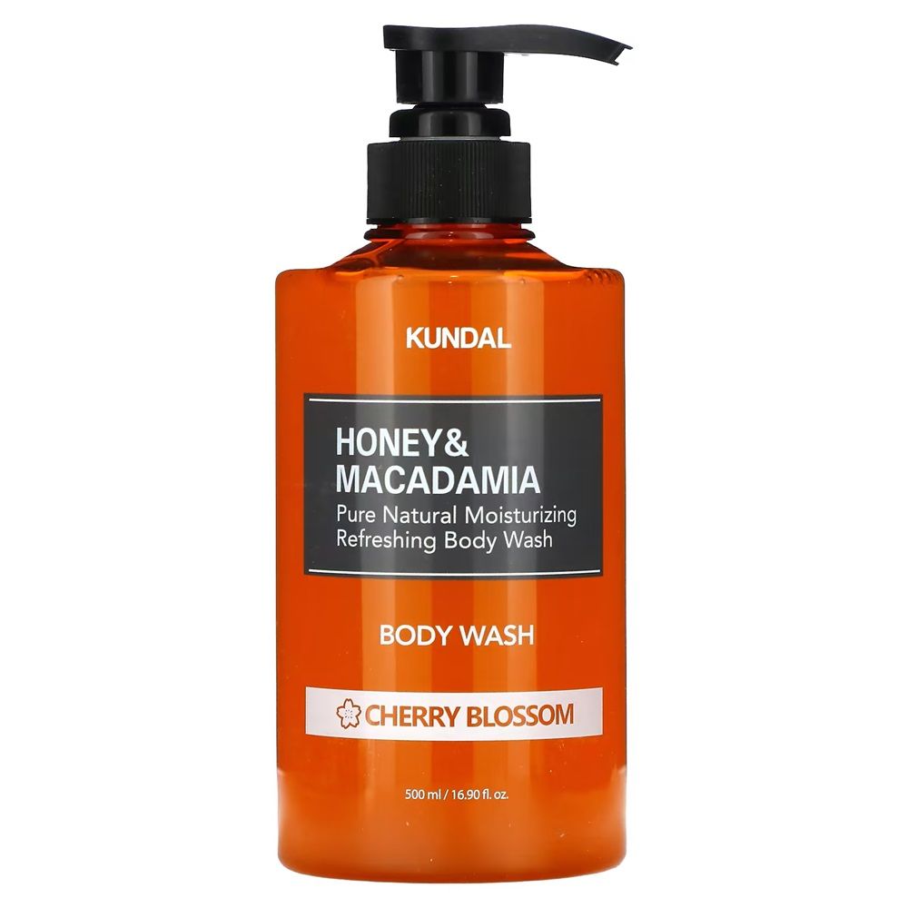 Kundal - Honey & Macadamia Body Wash 500ml - Cherry Blossom