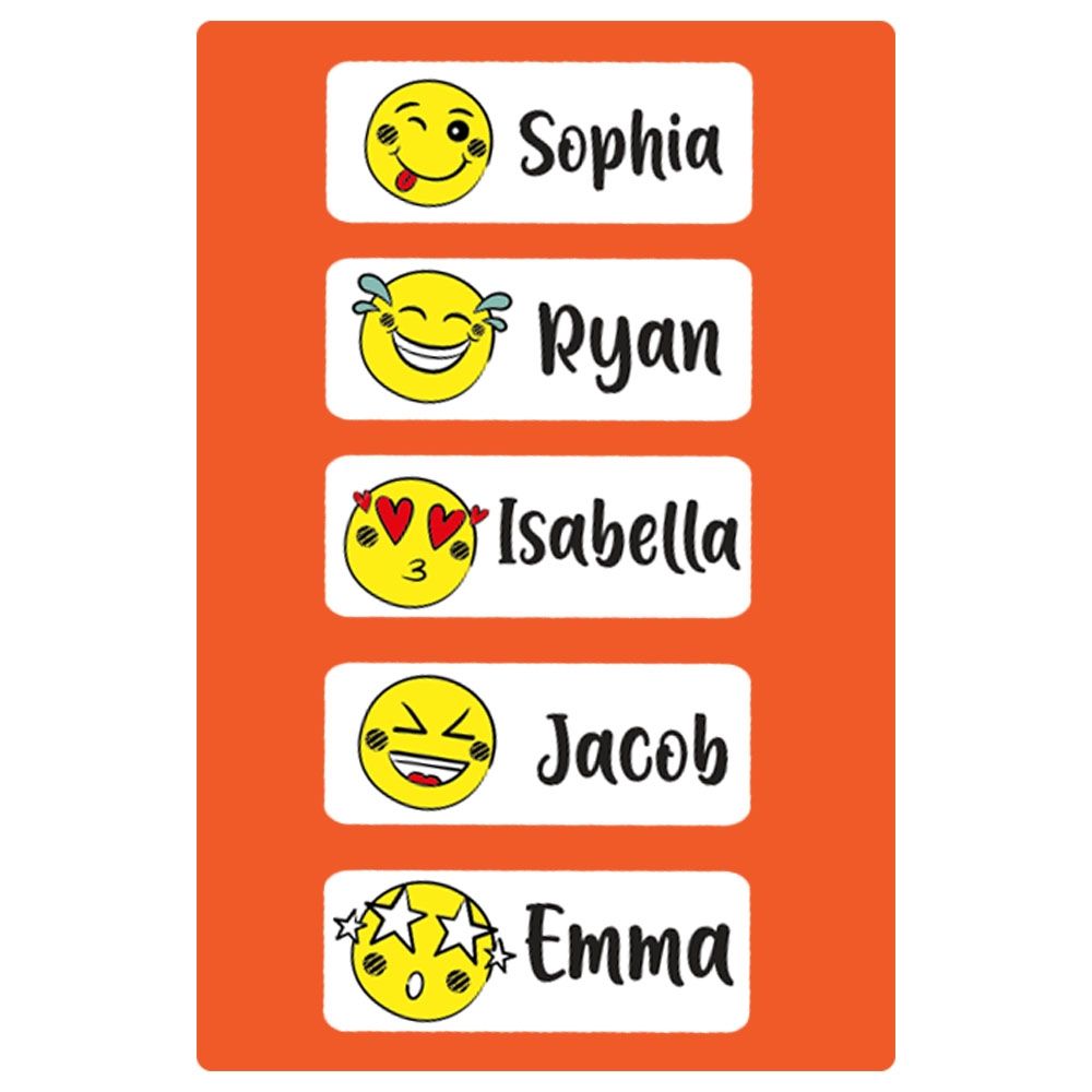 Twinkle Hands - Personalized Mini School Labels - Emoji