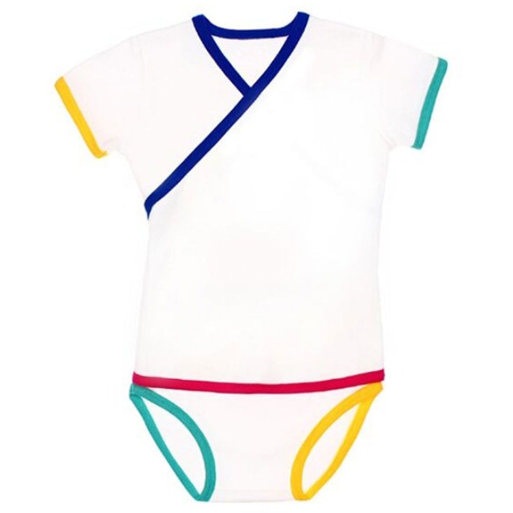 Oeteo - Easyeo Ohayo SS Romper-Rainbow 3-6M