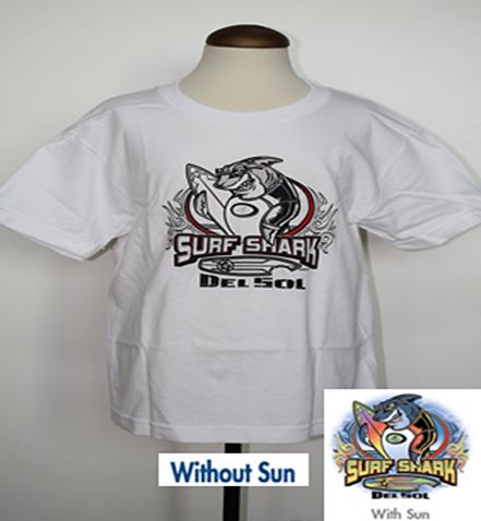 Surf Shark T-Shirt - White 