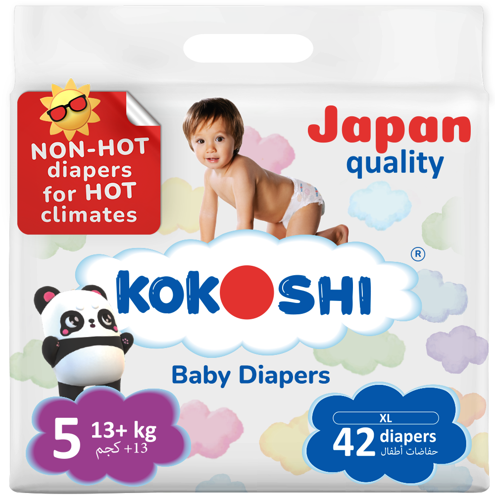 Kokoshi - Baby Diapers 13+kg Size 5 - XL - 42pcs