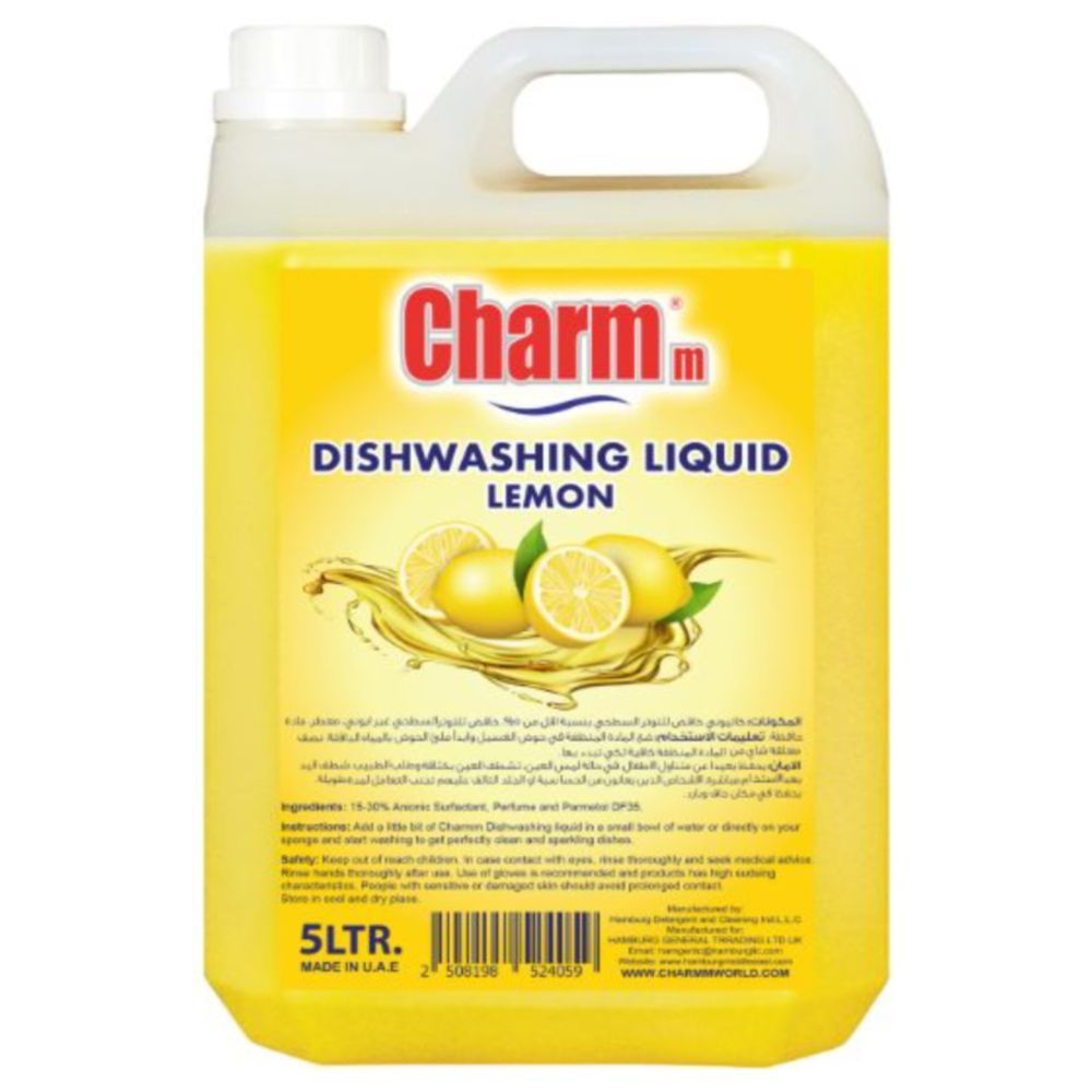 Charmm - Dish Washing Liquid Lemon 5L