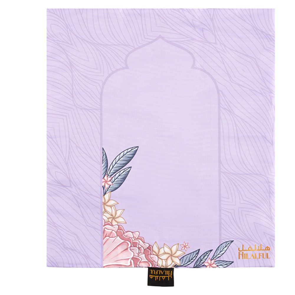 HilalFul - Teeny Tiny Prayer Mat - Purple Floral