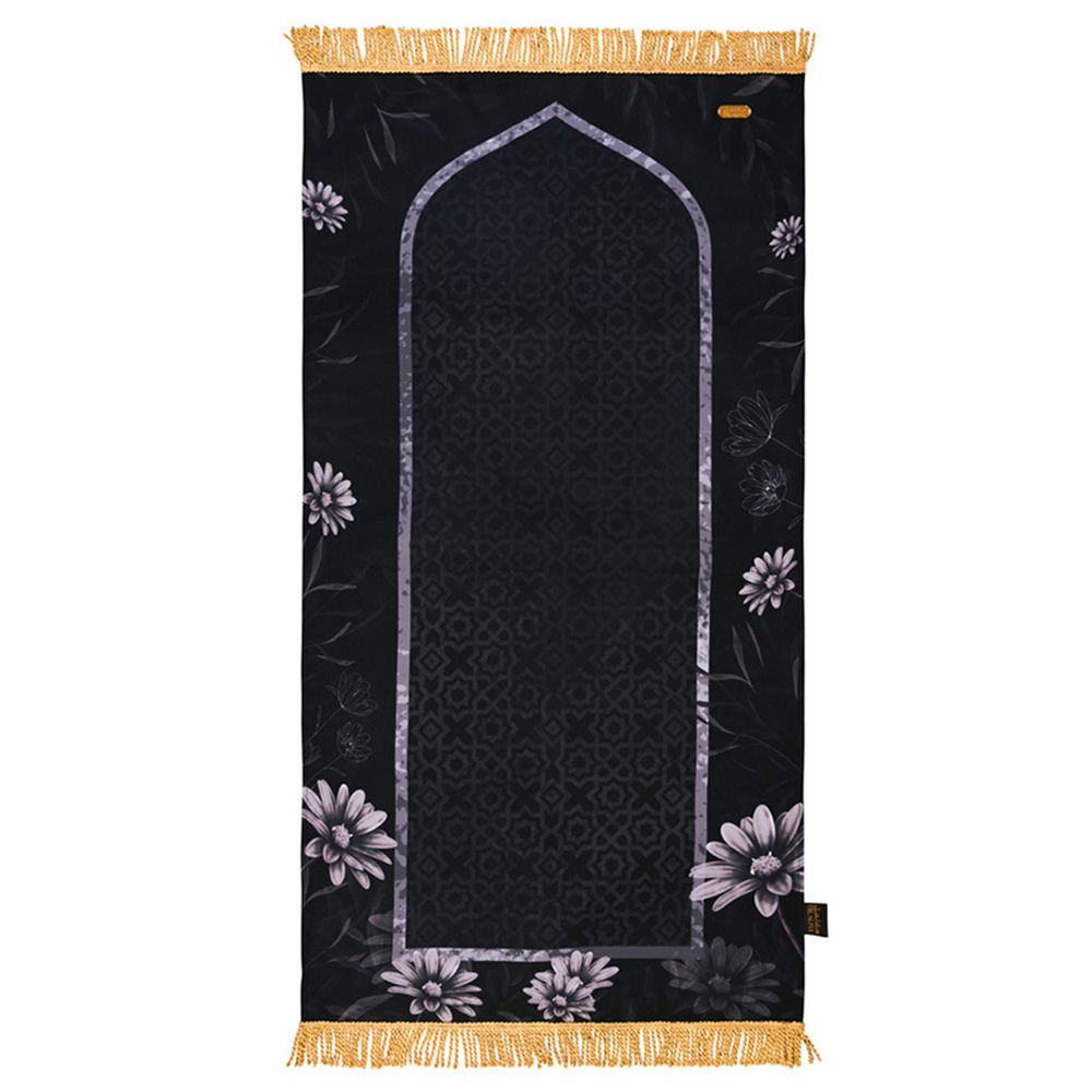 HilalFul - Golden Tassel Prayer Mat - Charming Dahlia