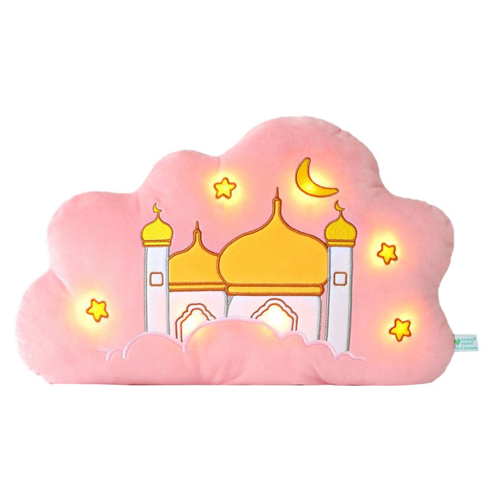 HilalFul - Sky Mosque Talking Quran Pillow - Pink