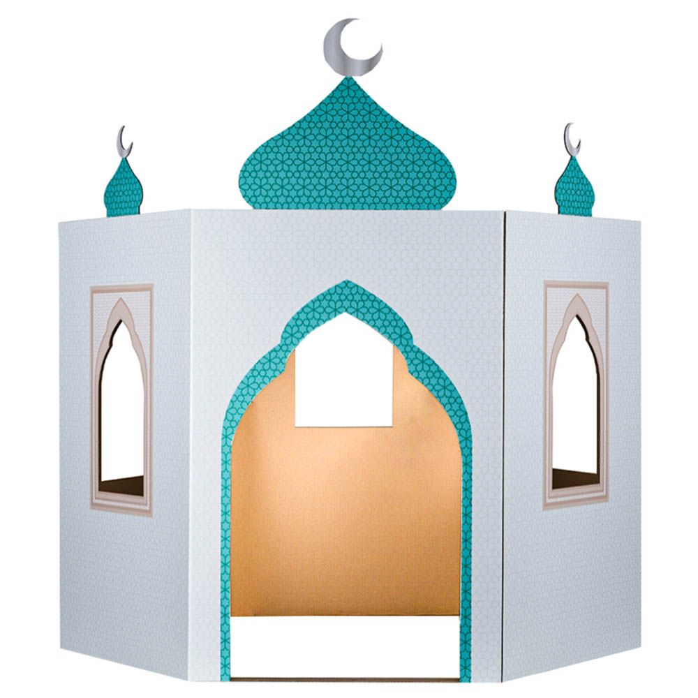 HilalFul - Themed Cardboard Playmosque - White/Blue