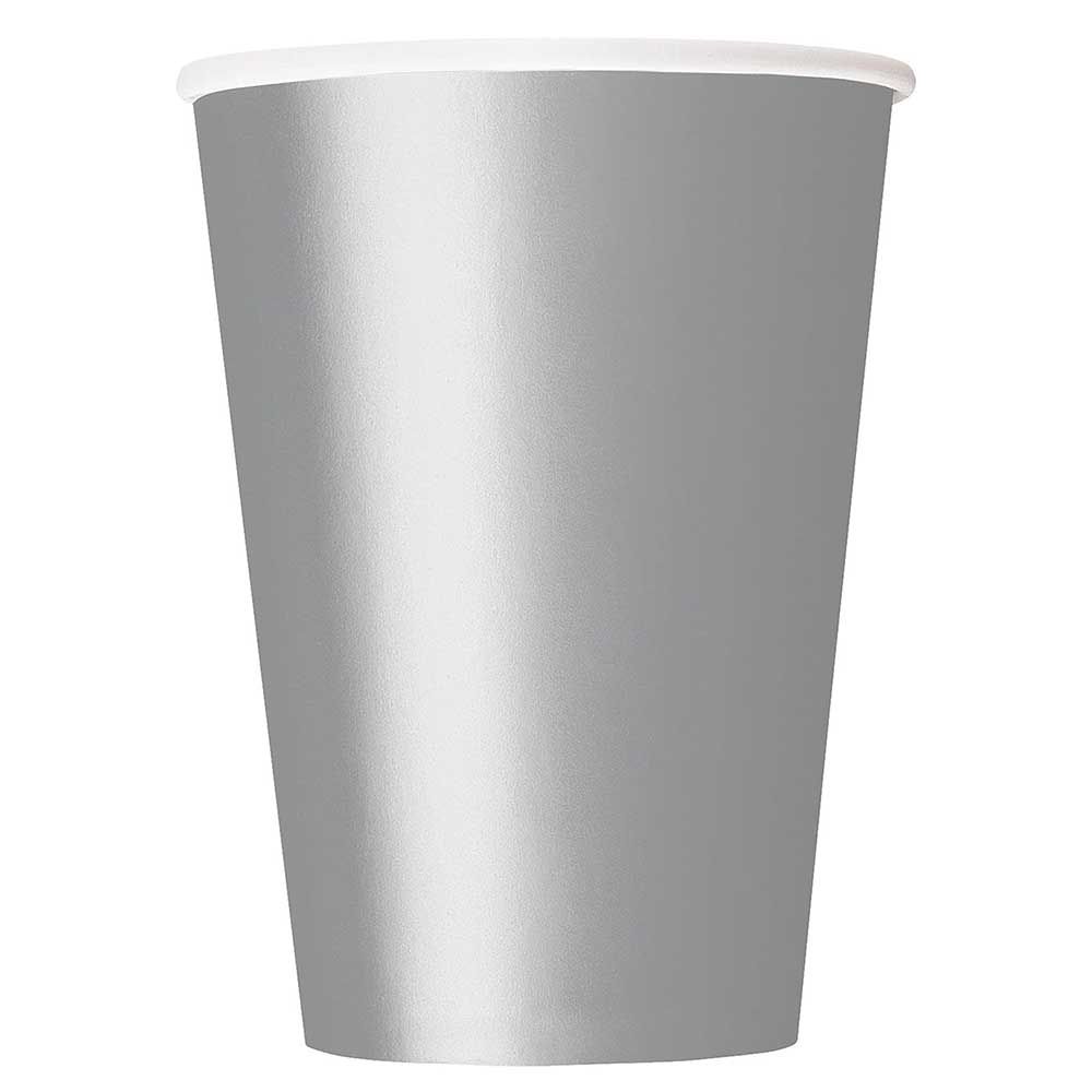 Unique - Party Cup - Silver - 267 ml - Pack of 14