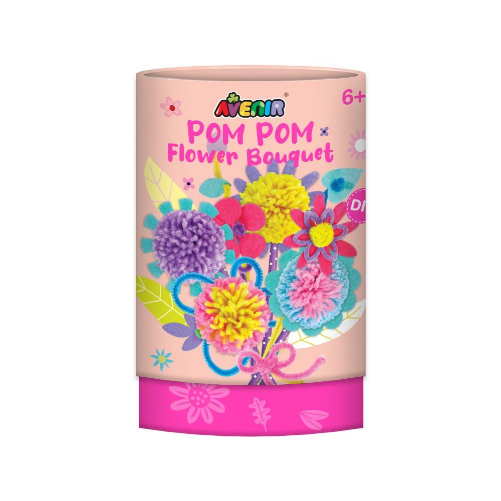 Avenir - Pom Pom Flowers Bouquet Craft Kit