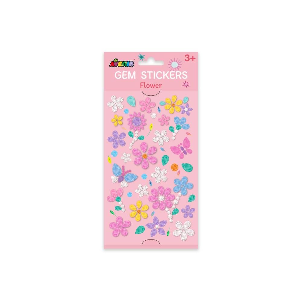 Avenir - Gem Stickers - Flower