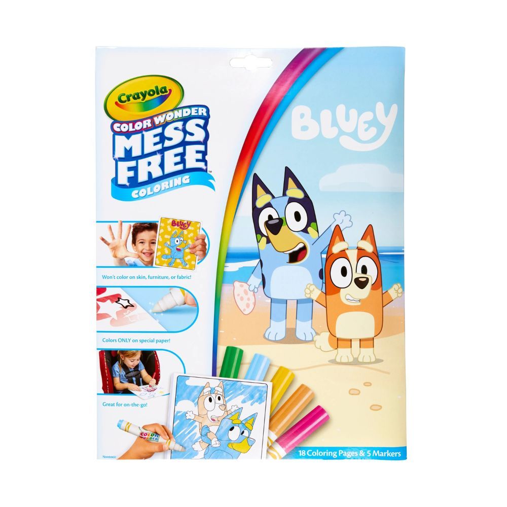 Crayola - Color Wonder Mess-Free Coloring Mini Box Set - Bluey