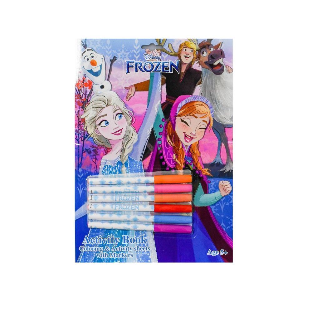 Crayola - Colouring Activity Book And Markers Set - Disney Frozen