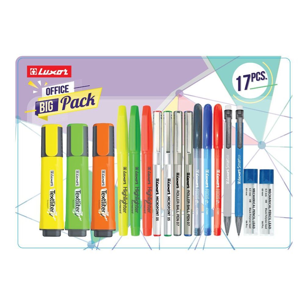 Luxor - Office Big Combo Pack - 17pcs