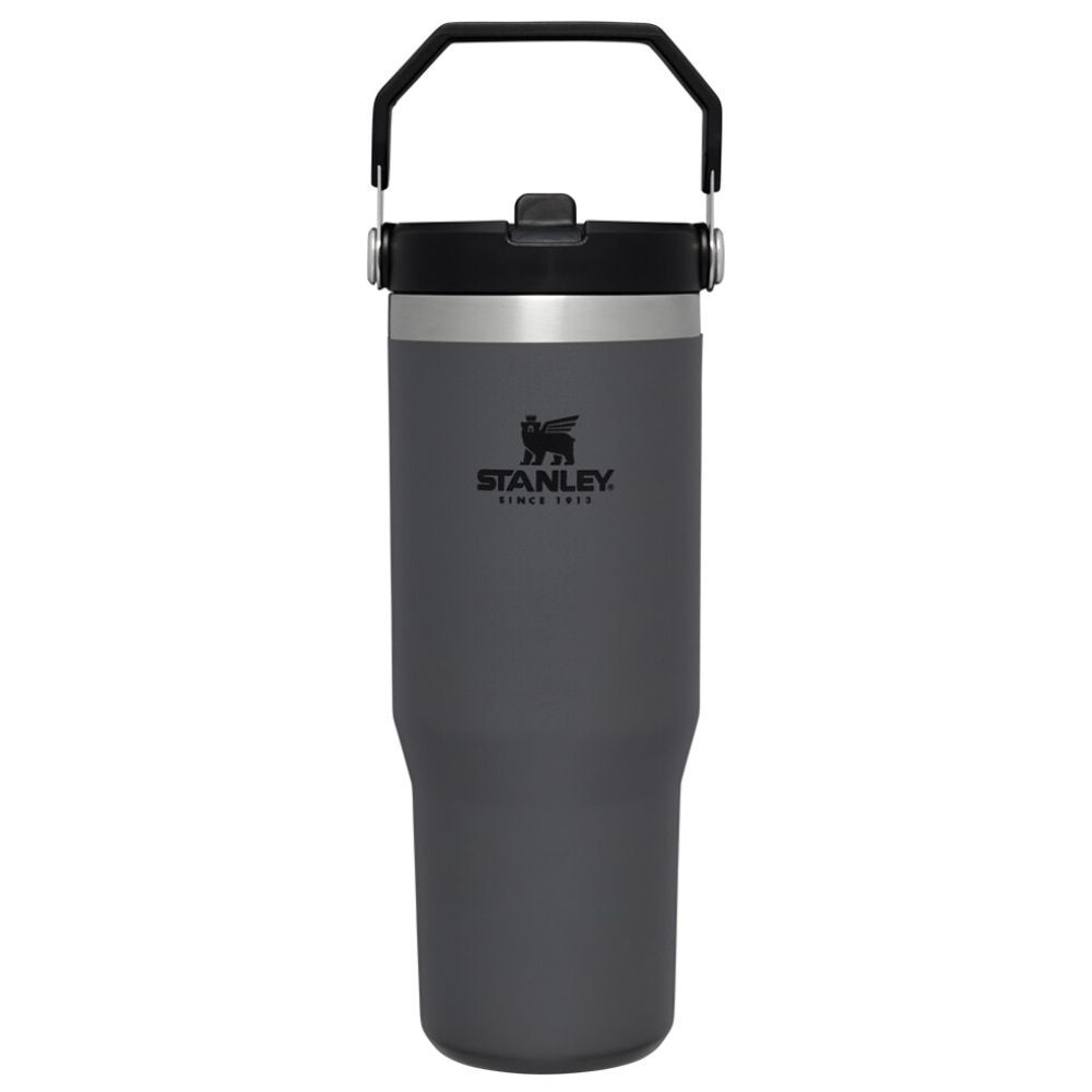 Stanley - IceFlow Flip Straw Water Bottle - Charcoal - 890 ml