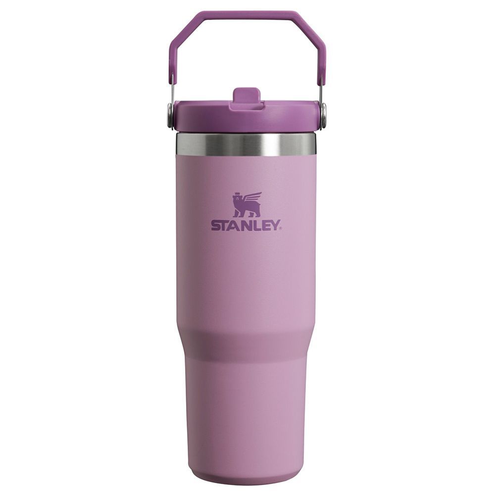 Stanley - IceFlow Flip Straw Stainless Steel Bottle - Lilac - 890 ml