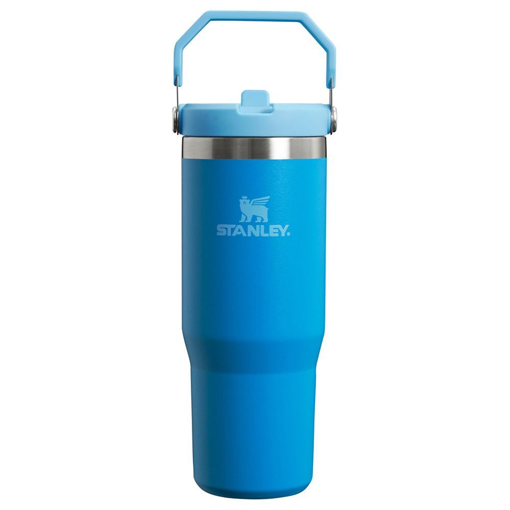 Stanley - IceFlow Flip Straw Stainless Steel Bottle - Azure - 890 ml