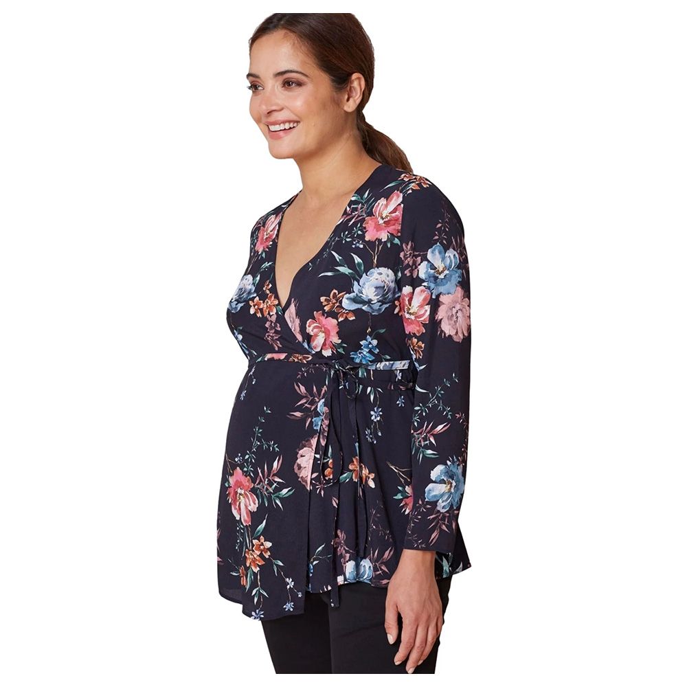 Mums & Bumps - Isabella Oliver - Maternity Top - Blue