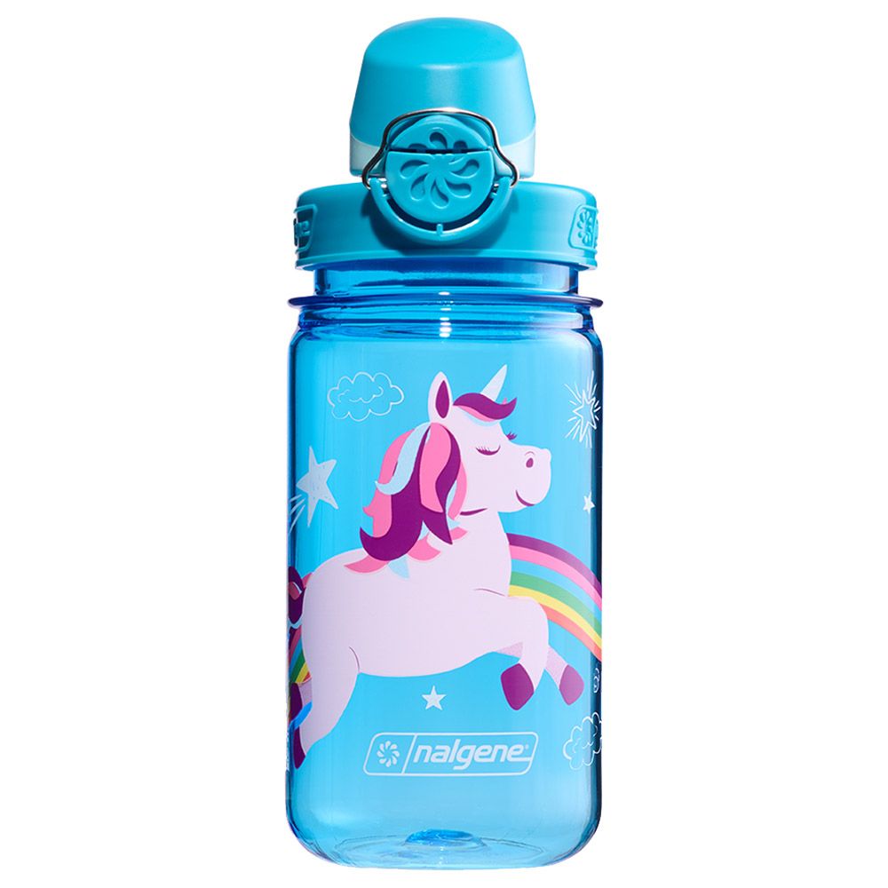 Nalgene - 'On The Fly' Tritan Bottle With Spout Cap - Blue Unicorn 350ml