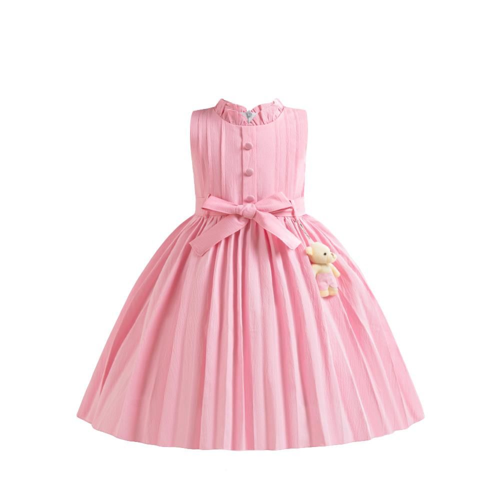 Sugar Rush - Embellished Sleeveless Party Dress - Pink