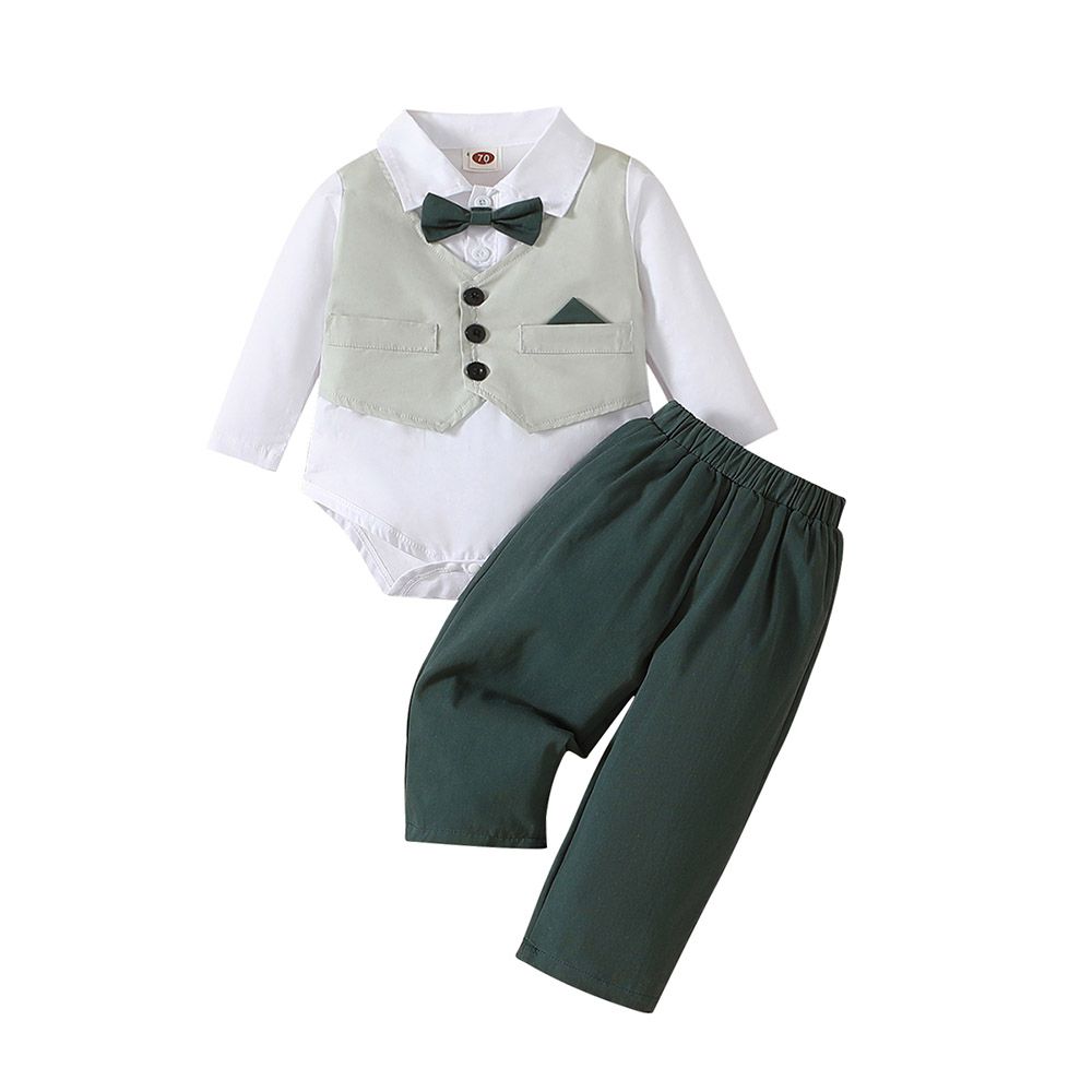 SUGAR RUSH - Solid Regular Classic Full Sleeves Combo Set - Green