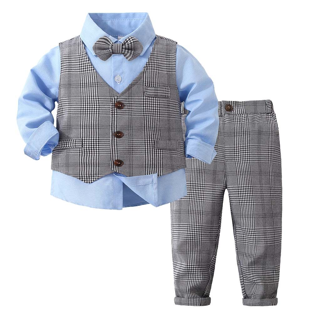 SUGAR RUSH - 4pc-Set - Classic Shirt, Waistcoat, Bowtie & Pants