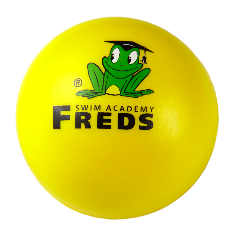 Freds Swim Academy - Smiley Soft Ball - Yellow - 6 cm