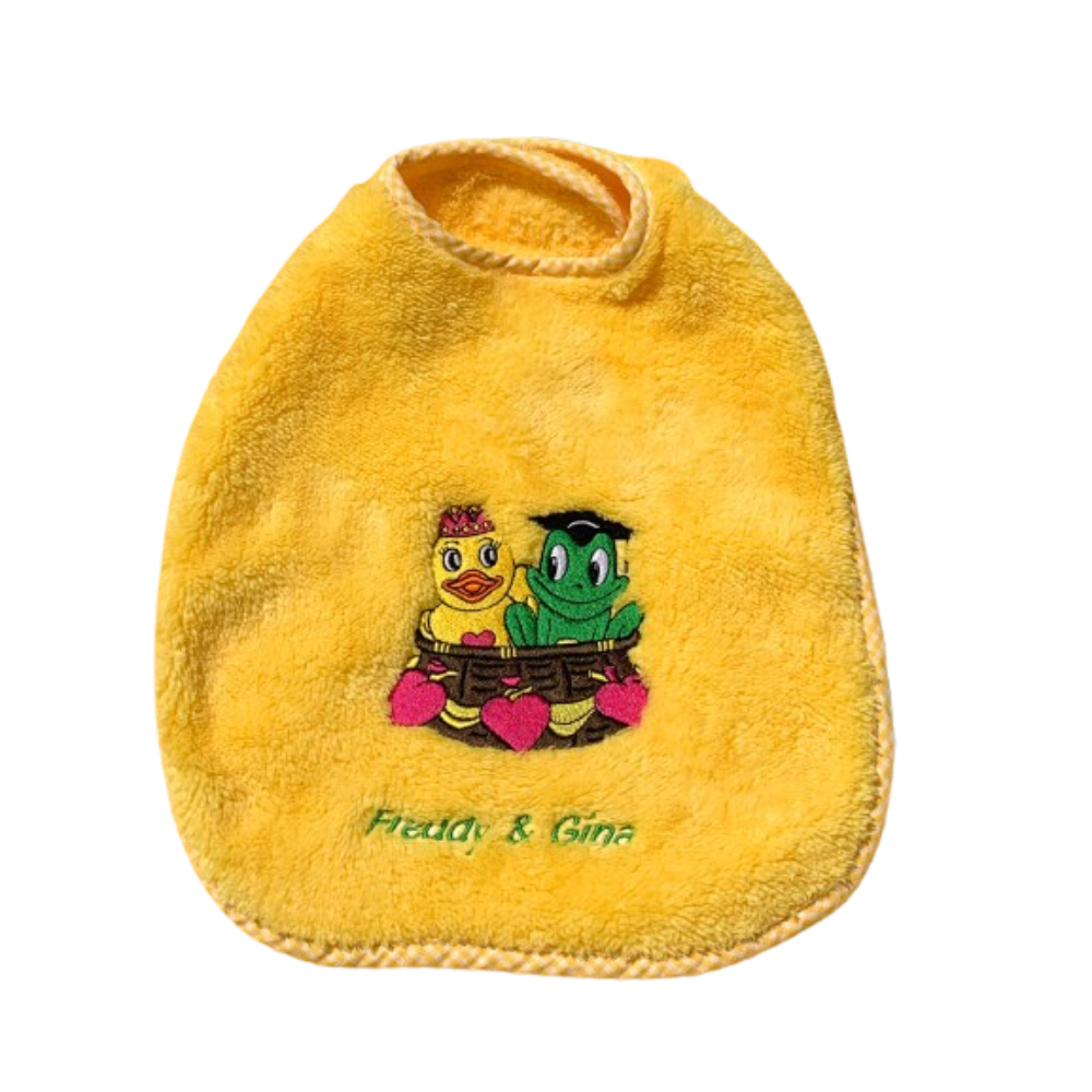 Freds Swim Academy - Freddy & Gina Soft Bib - Yellow