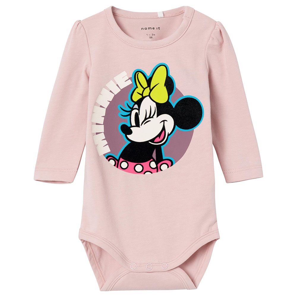 Name It - Minnie Long Sleeves Bodysuit - Violet Ice