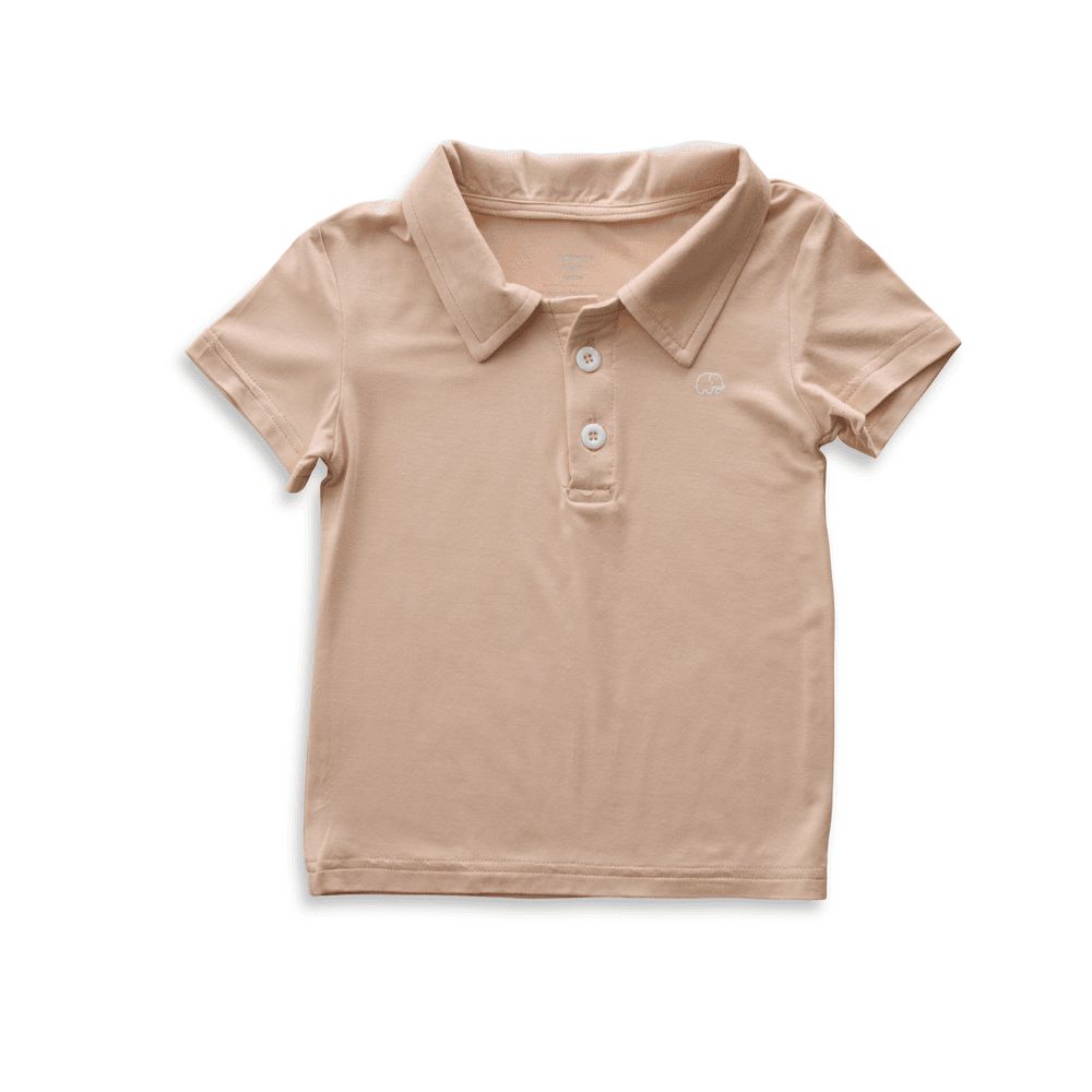 Anvi Baby - Short Sleeves Polo T-Shirt - Coral Peach