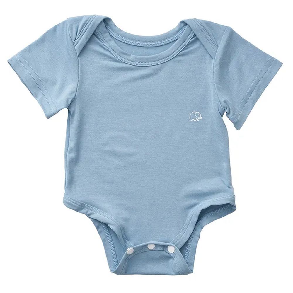 Anvi Baby - Organic Bamboo Spandex Bodysuit - Celestial Blue