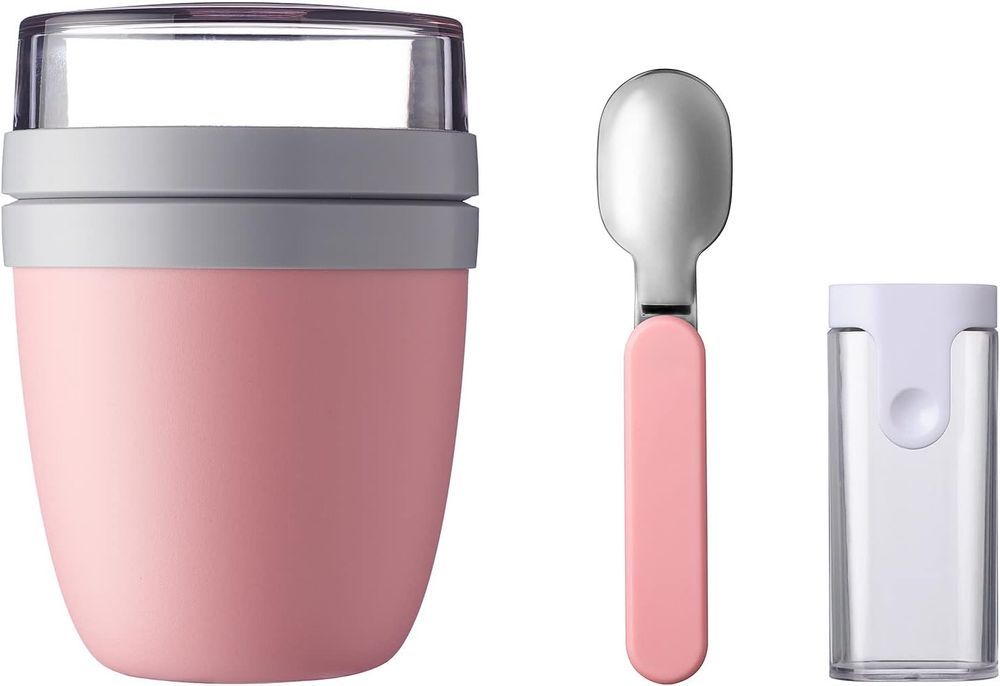 Mepal - Lunchpot And Folding Spoon Promo Set - Nordic Pink