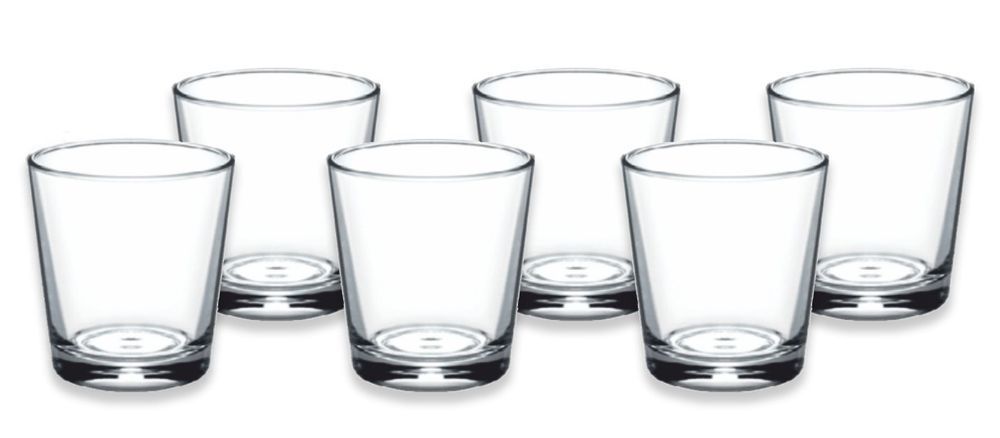 Homesmiths - Glass Set - 50ml - 6pcs - Clear