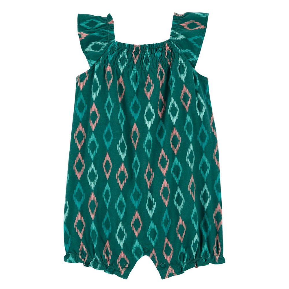 Carters - Flutter Romper - Green