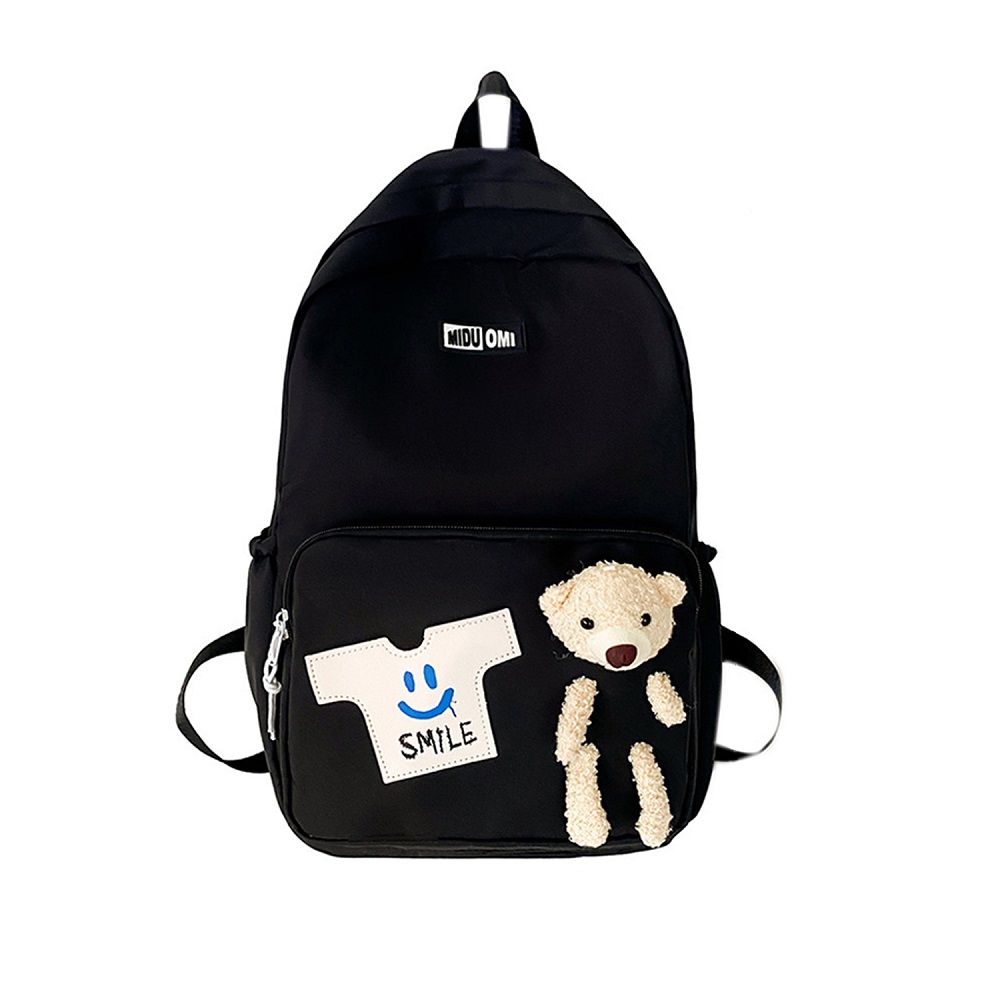 Brain Giggles - Oxford School Backpack - Black - 17-inch