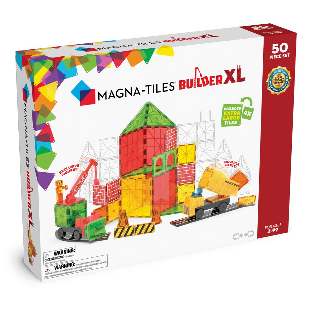 Magna-Tiles - Builder XL 50-Pc Set