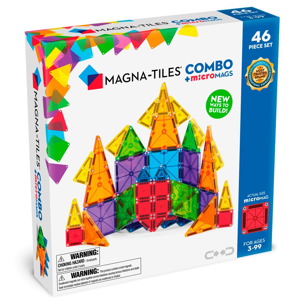 Magna-Tiles - MicroMags Combo 46-Pc Set