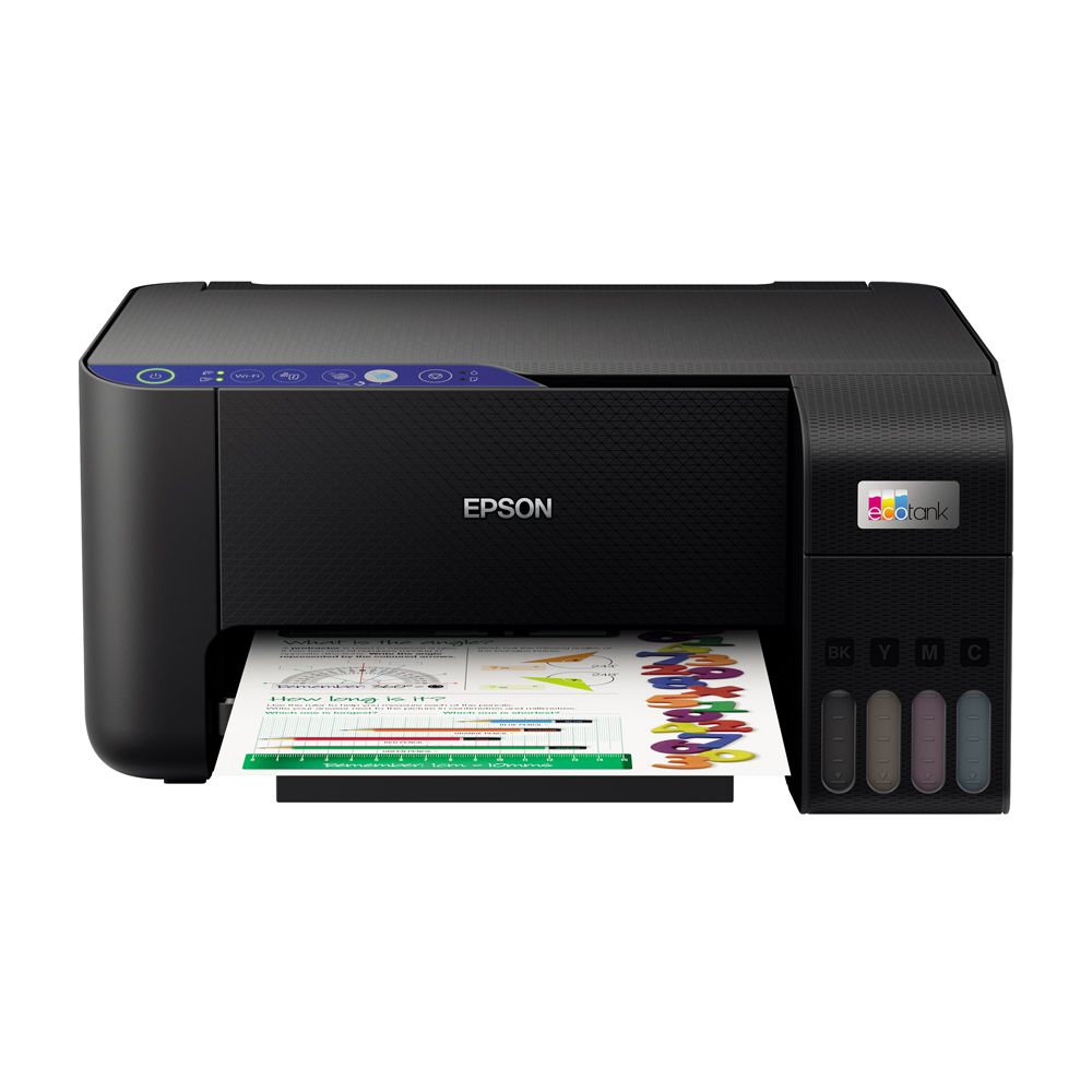 Epson - Ecotank L3252 A4 Colored 3-In-1 Printer W/ Wifi & SmartPanel App