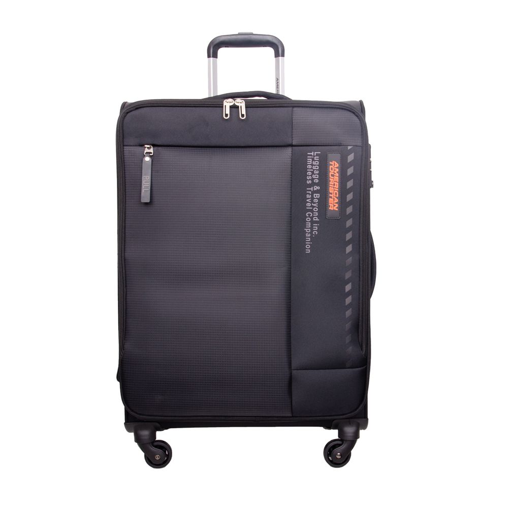 American Tourister - Marina Spinner Soft Large Luggage Trolly Bag - 81cm - Black