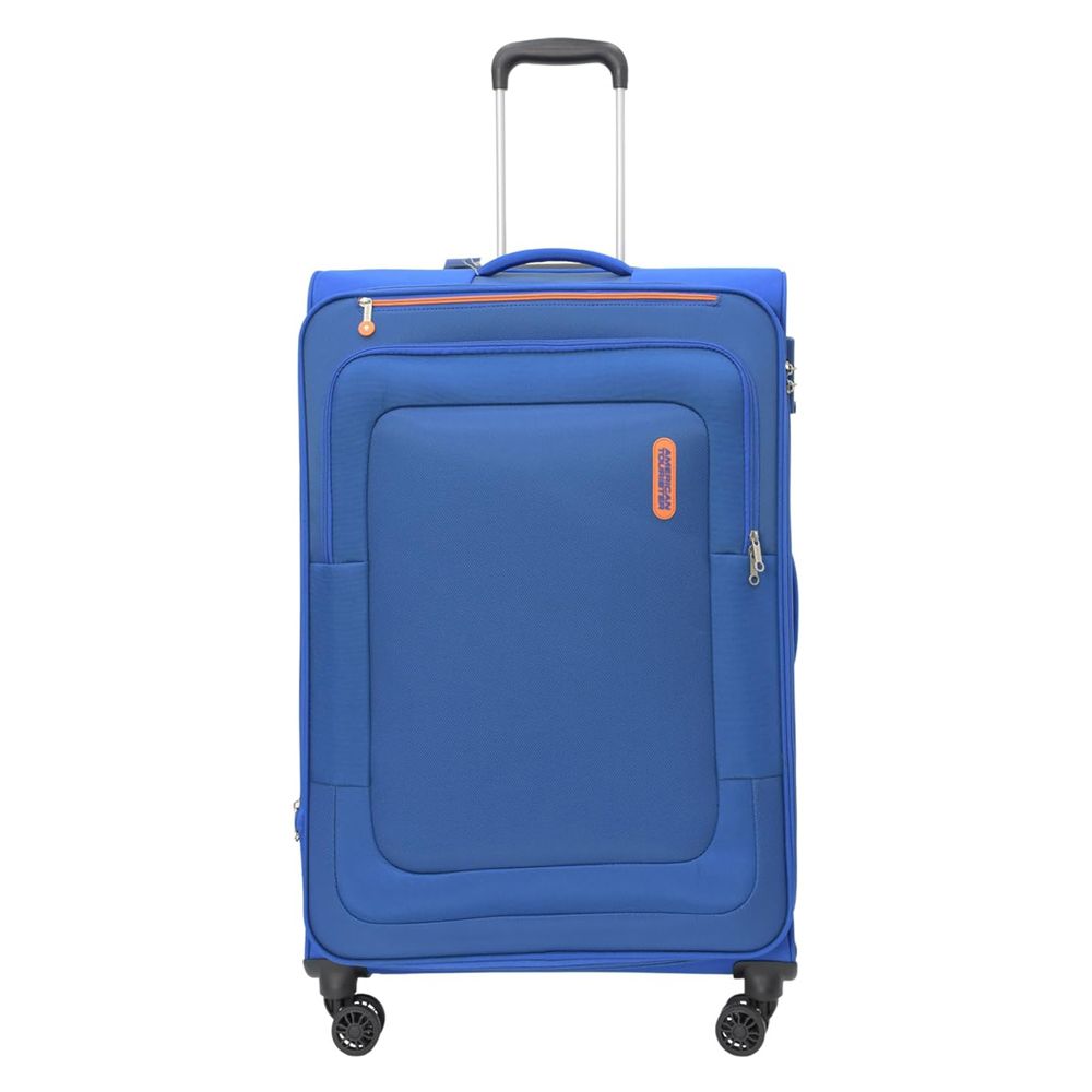 American Tourister - Duncan Spinner Soft Luggage Trolly Bag - 83cm - Blue