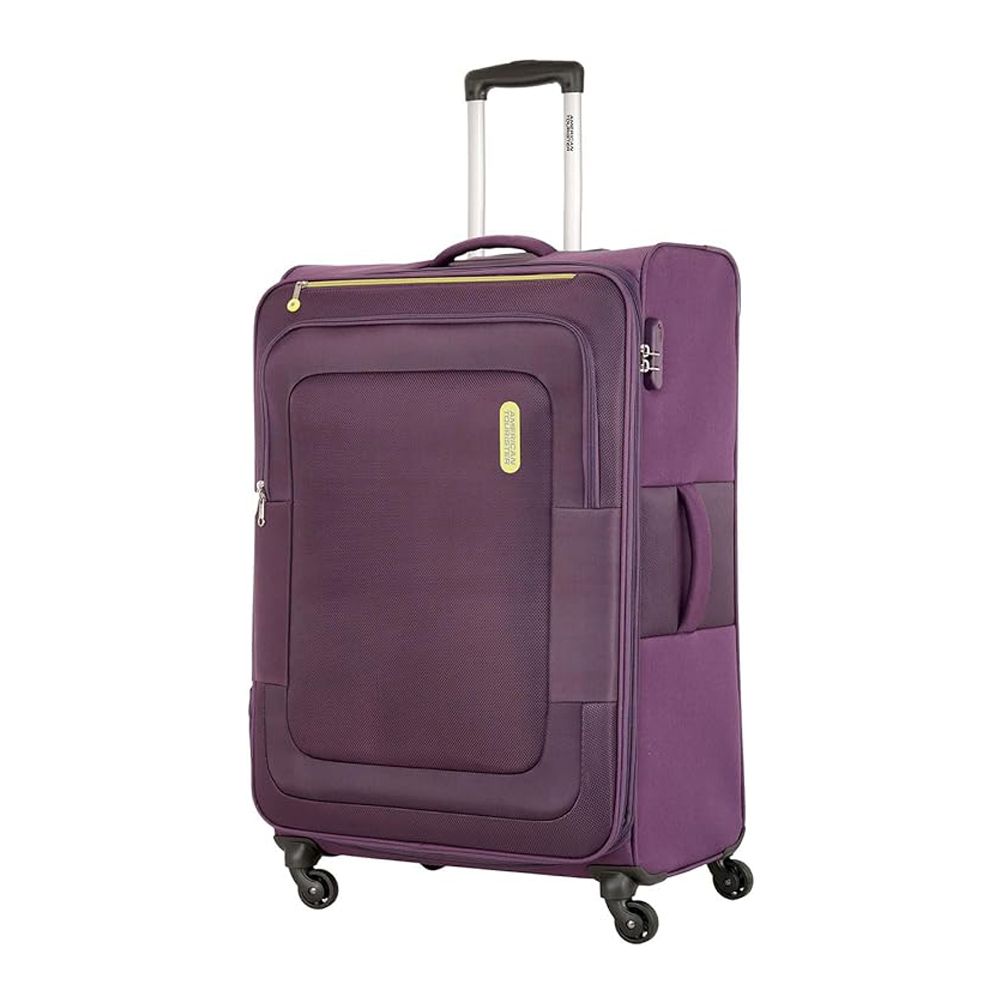 American Tourister - Duncan Spinner Soft Luggage Trolly Bag - 83cm - Purple