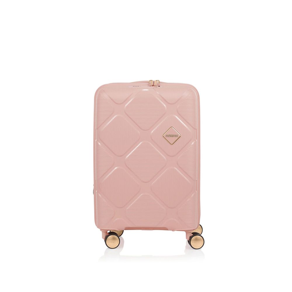 American Tourister - Instagon Spinner Hard Luggage Trolly Bag - 55cm - Peach Blossom