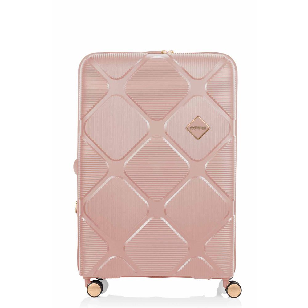 American Tourister - Instagon Spinner Hard Large Luggage Trolly Bag - 81cm - Peach Blossom