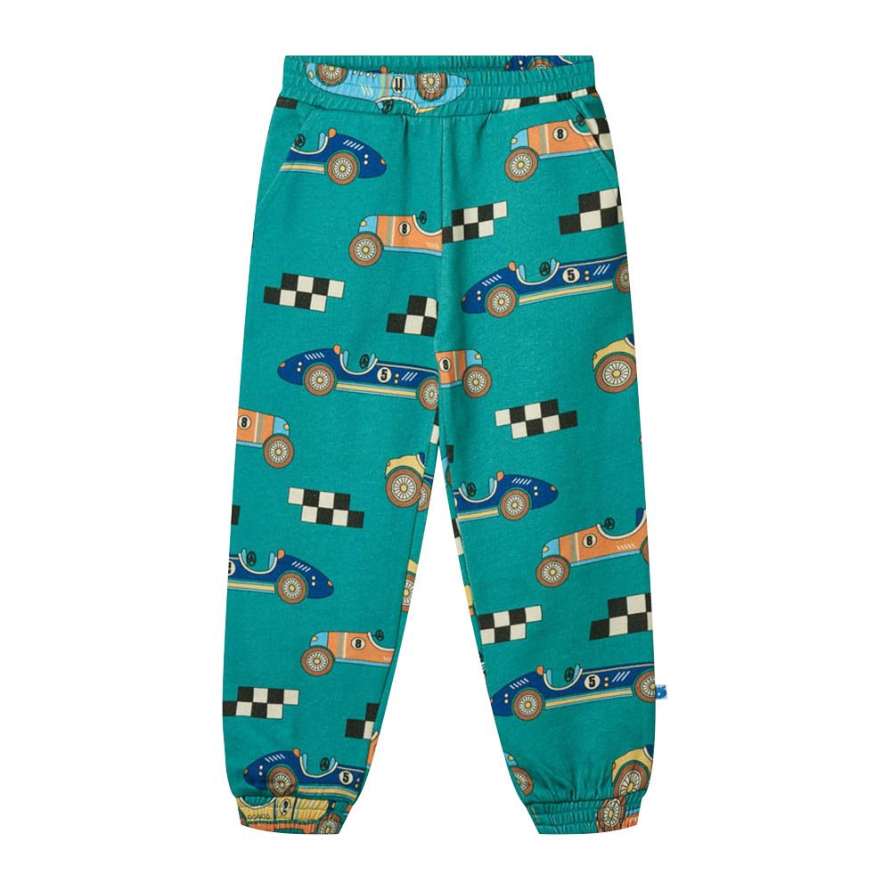 Smafolk - Race Cars Print Joggers - Green