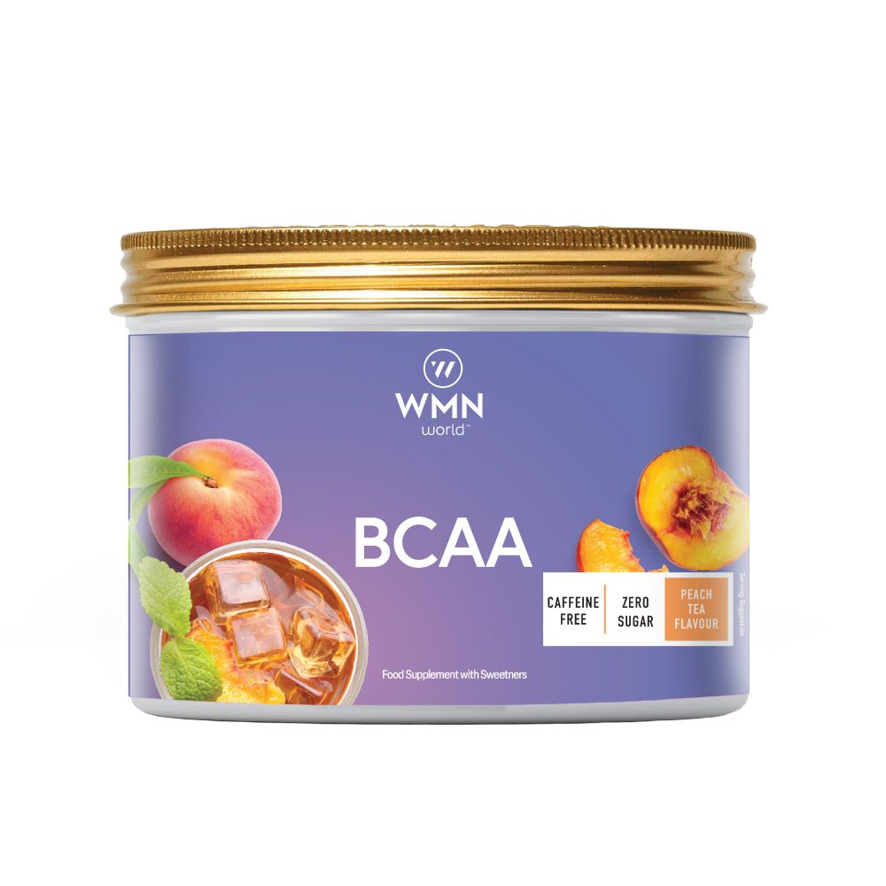 WMN World - BCAA For Muscle Recovery Zero Sugar - Peach Tea 300g