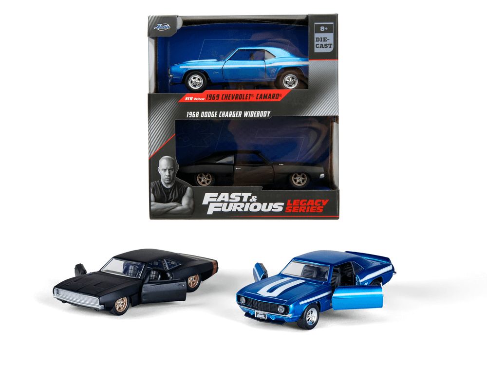 Jada - Fast And Furious Legacy Series Die-Cast Vehicle Playset - 2 Pcs