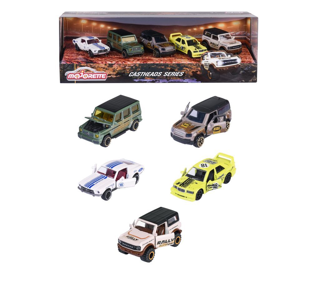 Majorette - Castheads Series Die-Cast Vehicle Set - 5 Pcs